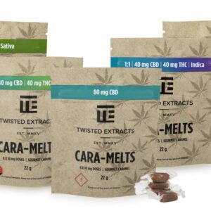 Cara-Melts – (40mg CBD : 40mg THC) Indica
