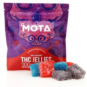 MOTA 200mg THC Wild Berry Jellies