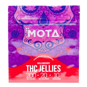 Alternative view of MOTA 200mg THC Wild Berry Jellies