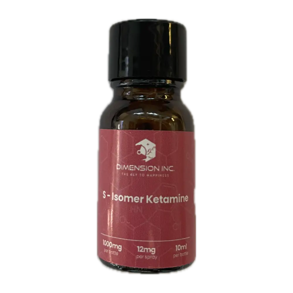 S – Isomer Ketamine – Flavoured Nasal Spray – by “Dimensions Inc”